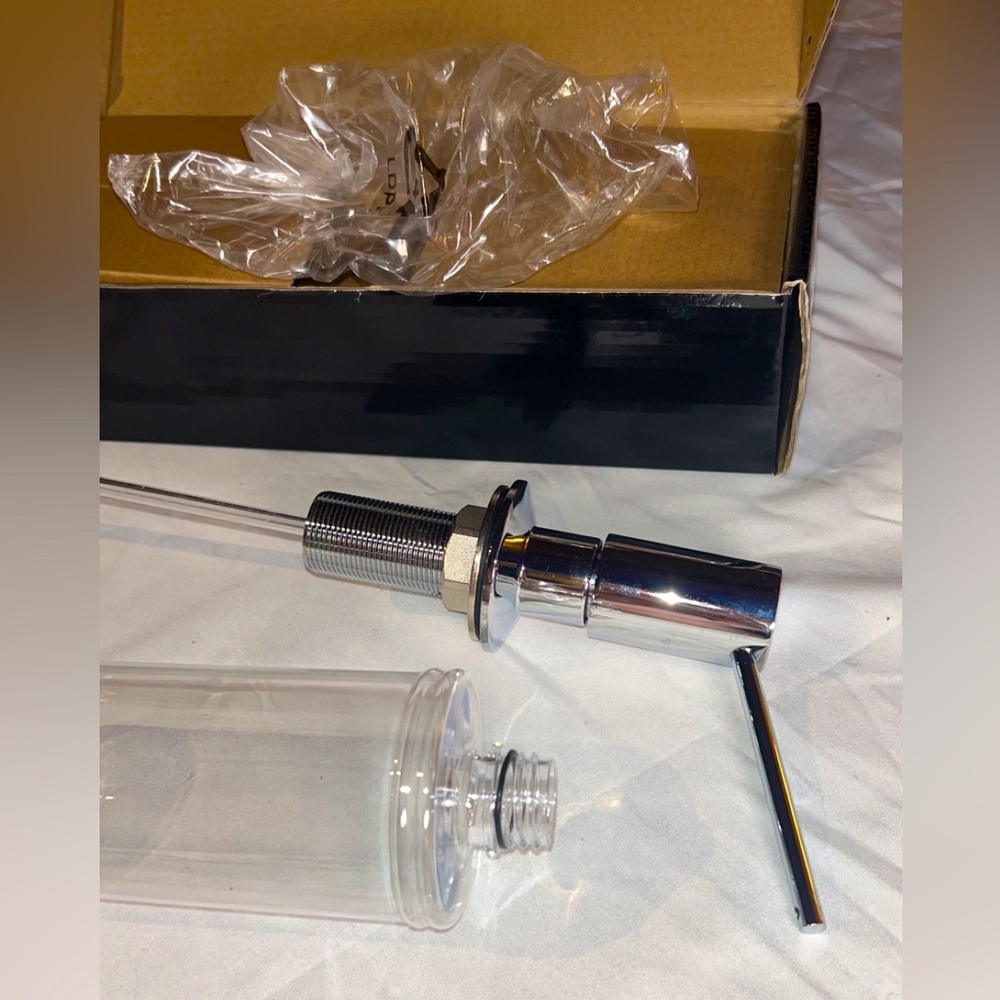 Kraus Kitchen Soap Dispenser Self Priming Pump Chrome KSD-53CH